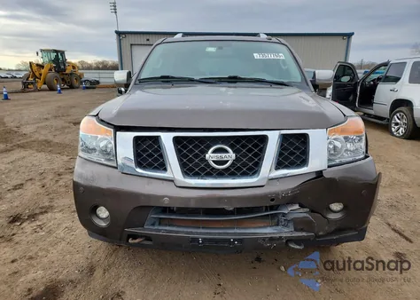 2014 Nissan Armada Platinum z USA, uszkodzony, nr VIN 5N1AA0NE3EN610910